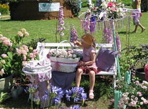 Ziedu balle, tējas laiks, fotogrāfijas