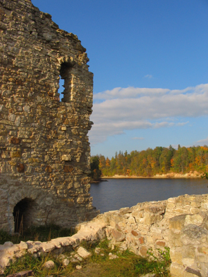 Kokneses pilsdrupas, foto