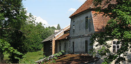 Kuldīga. Vecās dzirnavas uz Alekšupītes pie ietekas Ventā