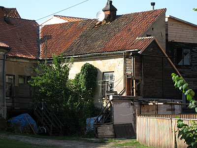 Kuldīga. Tipisks pagalmiņš