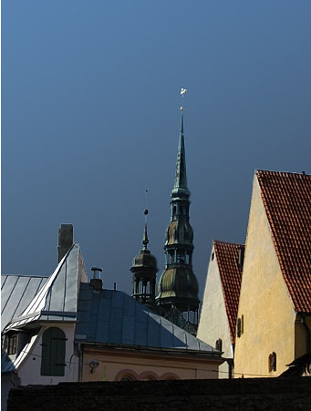 Vecrīga. Sv. Pēterbaznīcas tornis