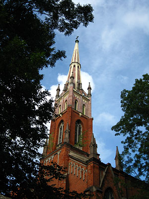 Vecrīga. Anglikānu baznīcas tornis