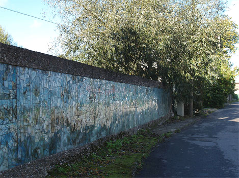 Stilīgs žogs Majoros, Jūrmala, Latvija